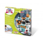 FIMO kids farm&play `Робот`, состоящий из 4-ти блоков по 42 гр. , стек для моделирования, инструкция, игровая фоновая сцена, уровень сложности 2